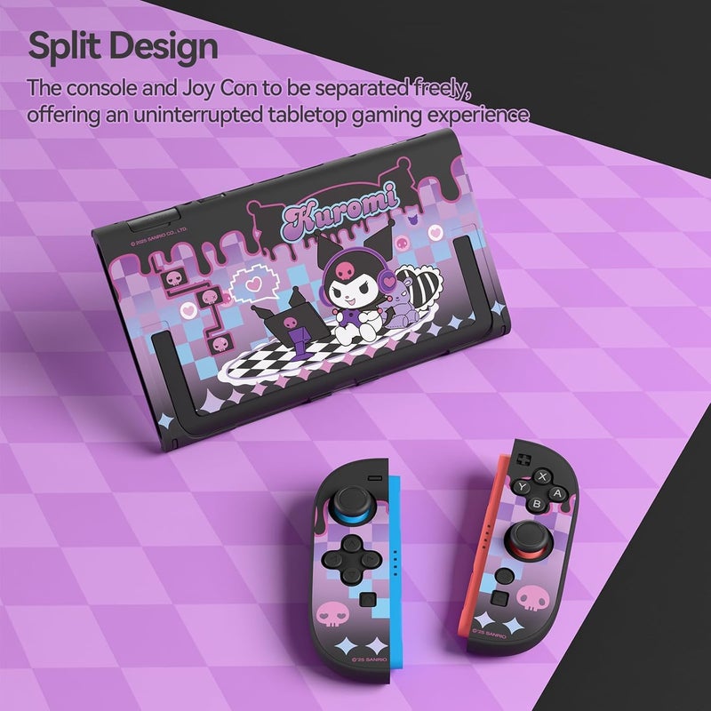 Kuitmor PC Protective Case Compatible with Switch 2 Model 2025, All-Round Protection Hard Shell for Switch 2 Console and Joy Con - KLM - Image 3